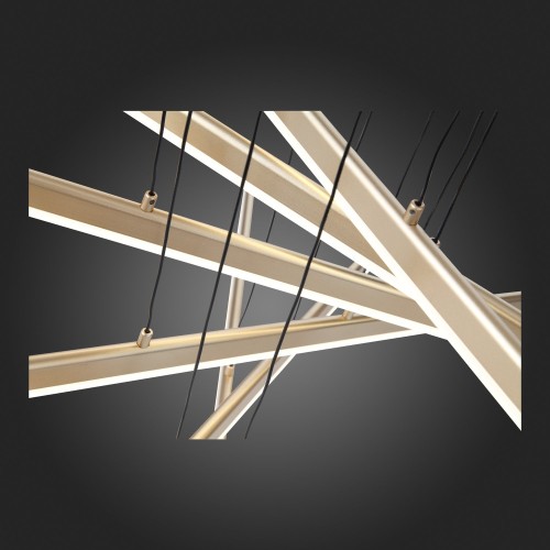 SL394.223.06 Светильник подвесной ST-Luce Матовое золото/Белый LED 6*16,6W 4000K BASONI