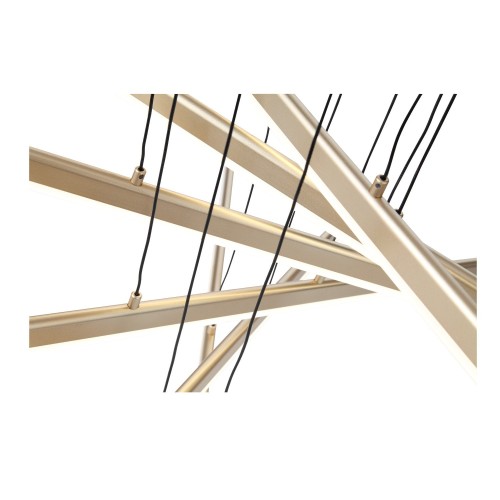 SL394.223.06 Светильник подвесной ST-Luce Матовое золото/Белый LED 6*16,6W 4000K BASONI