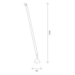 ST902.405.14 Светильник напольный ST-Luce Черный LED 1*14W 4000K Напольные светильники