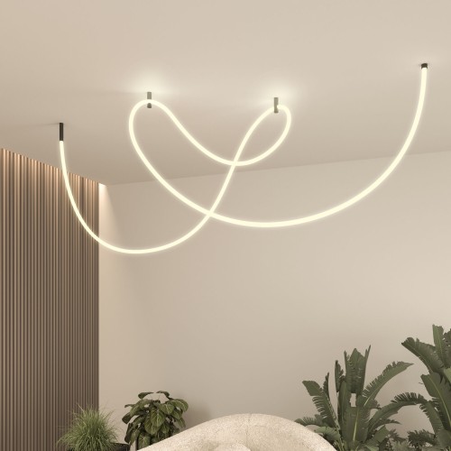 Гибкий неон 336Led 12W IP20 3000K Full light круглый теплый белый, 8 м 24V 12W 336Led 2835 IP20