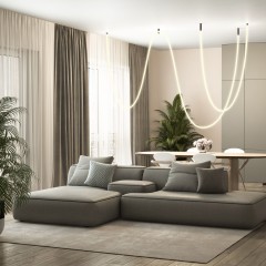 Гибкий неон 336Led 12W IP20 3000K Full light круглый теплый белый, 8 м 24V 12W 336Led 2835 IP20