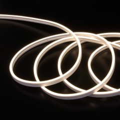 Светодиодный гибкий неон 24 В 10 Вт/м 120 Led/м 2835 IP65, дневной белый 4200K, 5м 24V 10W 120Led 2835 IP65