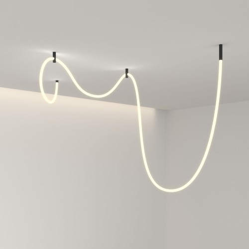 Гибкий неон 336Led 12W IP20 3000K Full light круглый теплый белый, 5 м 24V 12W 336Led 2835 IP20