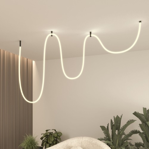 Гибкий неон 336Led 12W IP20 3000K Full light круглый теплый белый, 5 м 24V 12W 336Led 2835 IP20