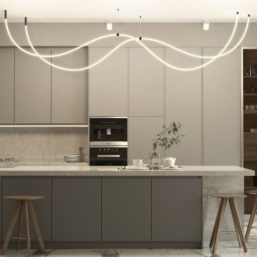 Гибкий неон 336Led 12W IP20 3000K Full light круглый теплый белый, 5 м 24V 12W 336Led 2835 IP20