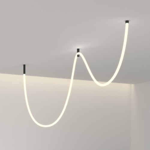 Гибкий неон 336Led 12W IP20 3000K Full light круглый теплый белый, 3 м 24V 12W 336Led 2835 IP20