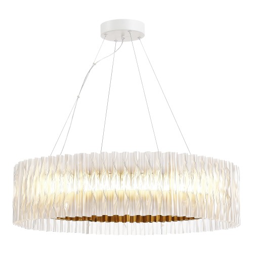 SL6012.213.01 Светильник подвесной ST-Luce Золотистый/Прозрачный LED 1*87W 3000K NAZARE