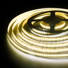 Светодиодная лента 12 В 24 Вт/м 240 Led/м 2835 IP20, теплый белый 3300 K, 5 м Лента светодиодная 12V 16W 240Led 2835 IP20 тёплый белый, 5м