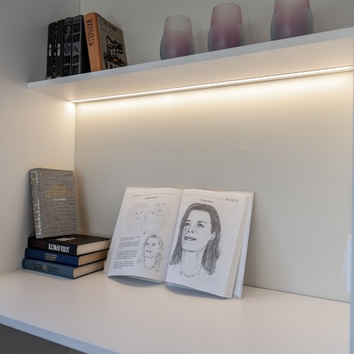 Светодиодная лента 12 В 14,4 Вт/м 60 Led/м 5050 IP20, теплый белый 3300К, 5 м Лента светодиодная 12V 14,4W 60Led 5050 IP20 теплый белый, 5м