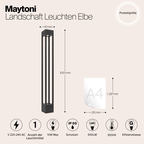 Ландшафтный светильник Outdoor O424FL-L10GF