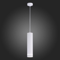ST115.543.12 Светильник подвесной Белый LED 1*12W 4000K 936Lm Ra>90 120° IP20 D80xH300 165-265V Подвесные светильники