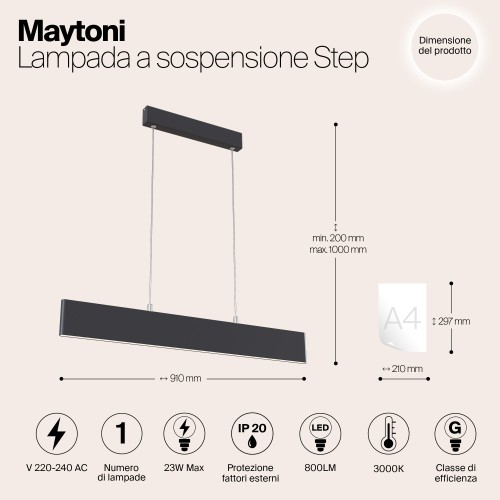 Подвесной светильник Technical P010PL-L23B