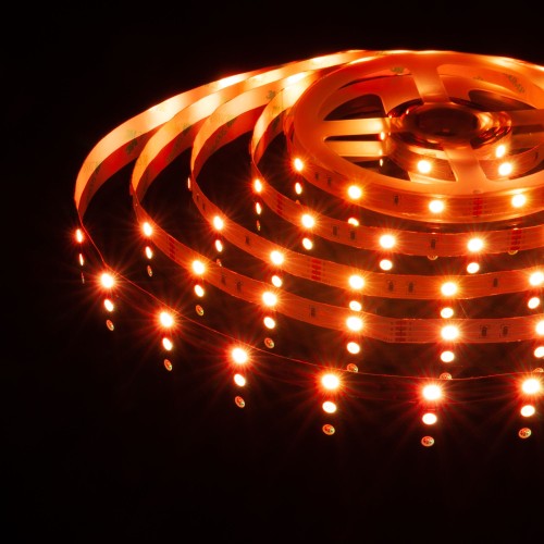 Светодиодная лента 12 В 7,2 Вт 30 Led/м 5050 IP20, мультиколор, 5 м Лента светодиодная 12V 7,2W 30Led 5050 IP20 RGB, 5м