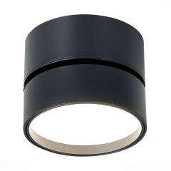 ST651.442.14 Светильник потолочный поворотный Черный LED 1*14W 4000K 1 100Lm Ra>90 120° IP20 D105xH8 Накладные светильники