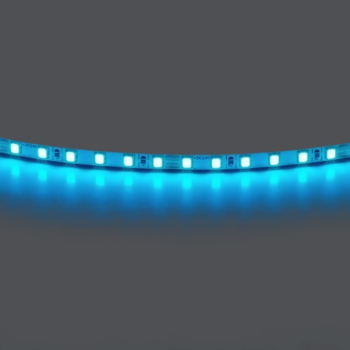 420516 Лента LIGHTSTAR LED 24V 12W 120leds/M 1600 LM/M голубой IP20 1шт = 5м