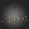 SL1596.423.22 Светильник подвесной ST-Luce Золотистый, Черный/Белый LED 22*3W 3000K ANICHITA