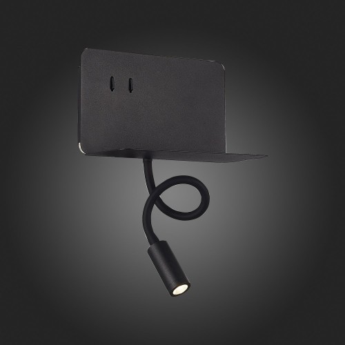 SL1576.401.02 Светильник настенный ST-Luce Черный/Черный LED 2*3W 4000K Настенные светильники