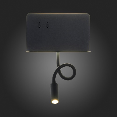 SL1576.401.02 Светильник настенный ST-Luce Черный/Черный LED 2*3W 4000K Настенные светильники