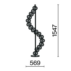 Напольный светильник (торшер) Maytoni MOD216FL-L38G3K