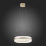 SL383.203.01 Светильник подвесной ST-Luce Золотистый/Золотистый, Прозрачный LED 1*34W 3000K CHERIO