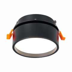 ST651.438.14 Встраиваемый поворотный светильник Черный LED 1*14W 3000K 1 100Lm Ra>90 120° IP20 D105x Встраиваемые светильники