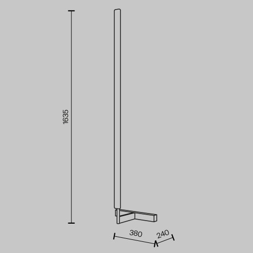 Напольный светильник (торшер) Maytoni MOD214FL-L20B3K