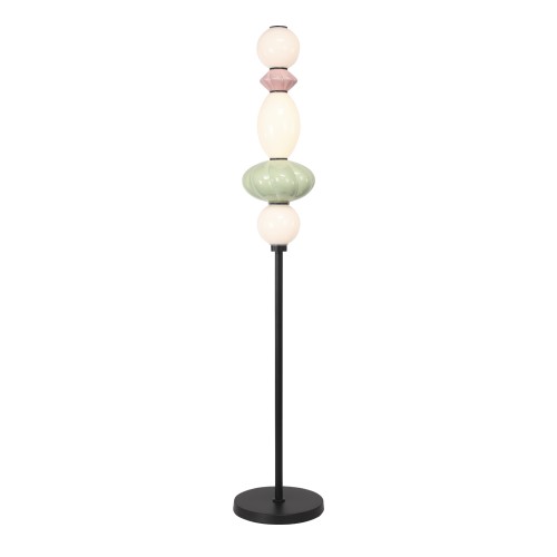 SL6134.405.01 Светильник напольный ST-Luce черный/розовый, зелёный, опаловый LED 1*20W 3000K FLORENTINI