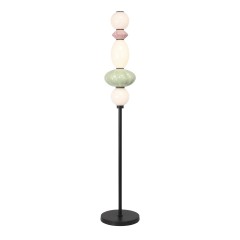 SL6134.405.01 Светильник напольный ST-Luce черный/розовый, зелёный, опаловый LED 1*20W 3000K FLORENTINI