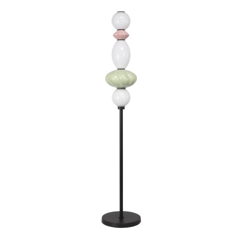 SL6134.405.01 Светильник напольный ST-Luce черный/розовый, зелёный, опаловый LED 1*20W 3000K FLORENTINI