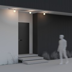 Уличный трековый светильник Outdoor O-TR01-1-S-9WB3K