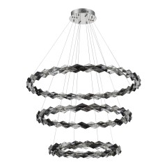 SL6009.103.03 Люстра подвесная ST-Luce Хром/Прозрачно-Дымчатый LED 1*75W 3000K DIAMANTA