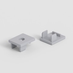 Заглушки для встраиваемого алюминиевого профиля для подсветки ступеней LL-2-ALP025 (2 шт.) ZLL-2-ALP025