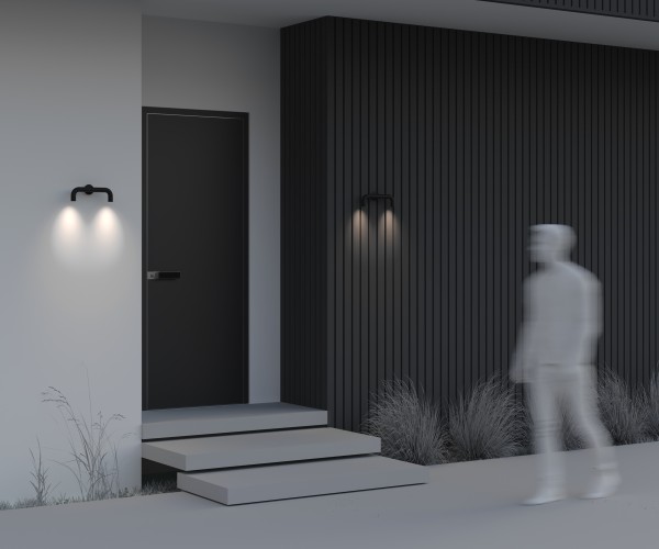 Настенный светильник (бра) Outdoor O477WL-L4GF3K