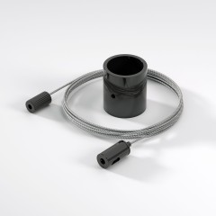 Подвесной трос для круглого гибкого неона Full light черный 2 м FL 2830 черный