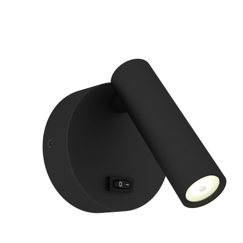 ST161.401.05 Светильник настенный ST-Luce Черный/Черный LED 1*5W 3000K Настенные светильники