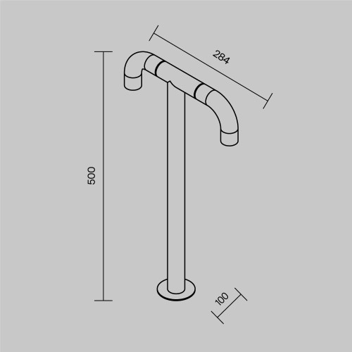 Ландшафтный светильник Outdoor O477FL-L4GF3K