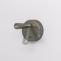 DK5072-DN Бра SHINE WALL со светодиодом, D104*H68, IP20, 3000К, 3W, RA?90, темный никель, алюминий