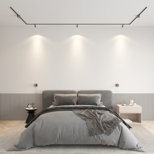 DK5072-DN Бра SHINE WALL со светодиодом, D104*H68, IP20, 3000К, 3W, RA?90, темный никель, алюминий