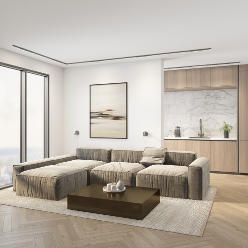 DK5072-DN Бра SHINE WALL со светодиодом, D104*H68, IP20, 3000К, 3W, RA?90, темный никель, алюминий