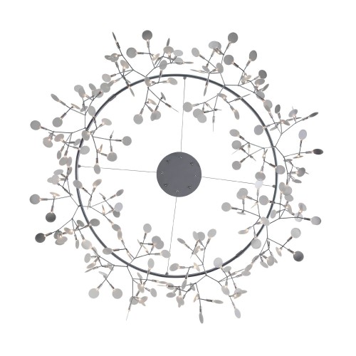 SL379.103.216 Люстра подвесная ST-Luce Серебристый/Белый LED 216*0,5W 3500K RAFINA
