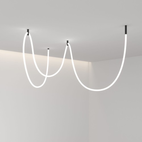 Гибкий неон 336 Led 12 Вт IP20 4200K Full light круглый дневной белый, 8 м 24V 12W 336Led 2835 IP20