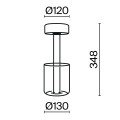 Аккумуляторный светильник Maytoni MOD229TL-L3G3K1