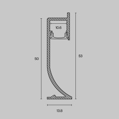 Комплектующие к светодиодной ленте Led Strip ALM-5314-S-2M
