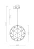Подвесной светильник Freya FR5099PL-L21CH