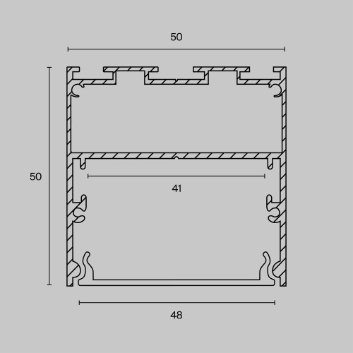 Комплектующие к светодиодной ленте Led Strip ALM-5050-S-2M