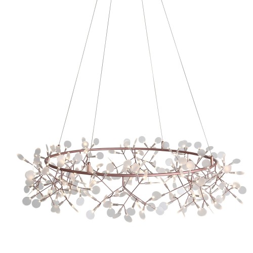 SL379.203.216 Люстра подвесная ST-Luce Медный/Белый LED 216*0,5W 3500K RAFINA