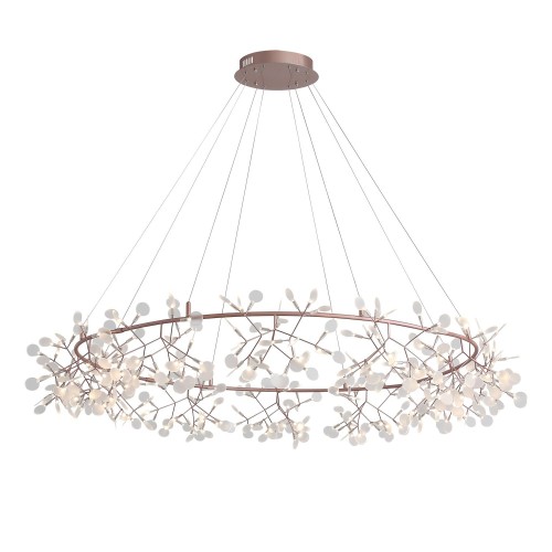 SL379.203.324 Люстра подвесная ST-Luce Медный/Белый LED 324*0,5W 3500K  (из 2-х коробок) RAFINA