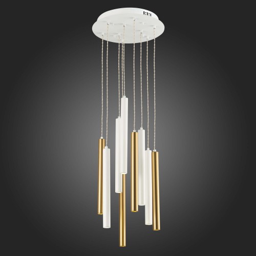 ST153.543.27 Светильник подвесной Белый LED 1*27W 4000K 2 295Lm Ra  IP20 D350xH1 500 180-240V Подвесные светильники