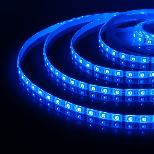 Светодиодная лента 12 В 14,4 Вт/м 60 Led/м 5050 IP65, RGB, 5 м Лента светодиодная 12V 14,4W 60Led 5050 IP65 RGB, 5м