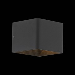 SL455.041.01 Светильник настенный ST-Luce Черный/Черный LED 1*6W 3000K Настенные светильники
